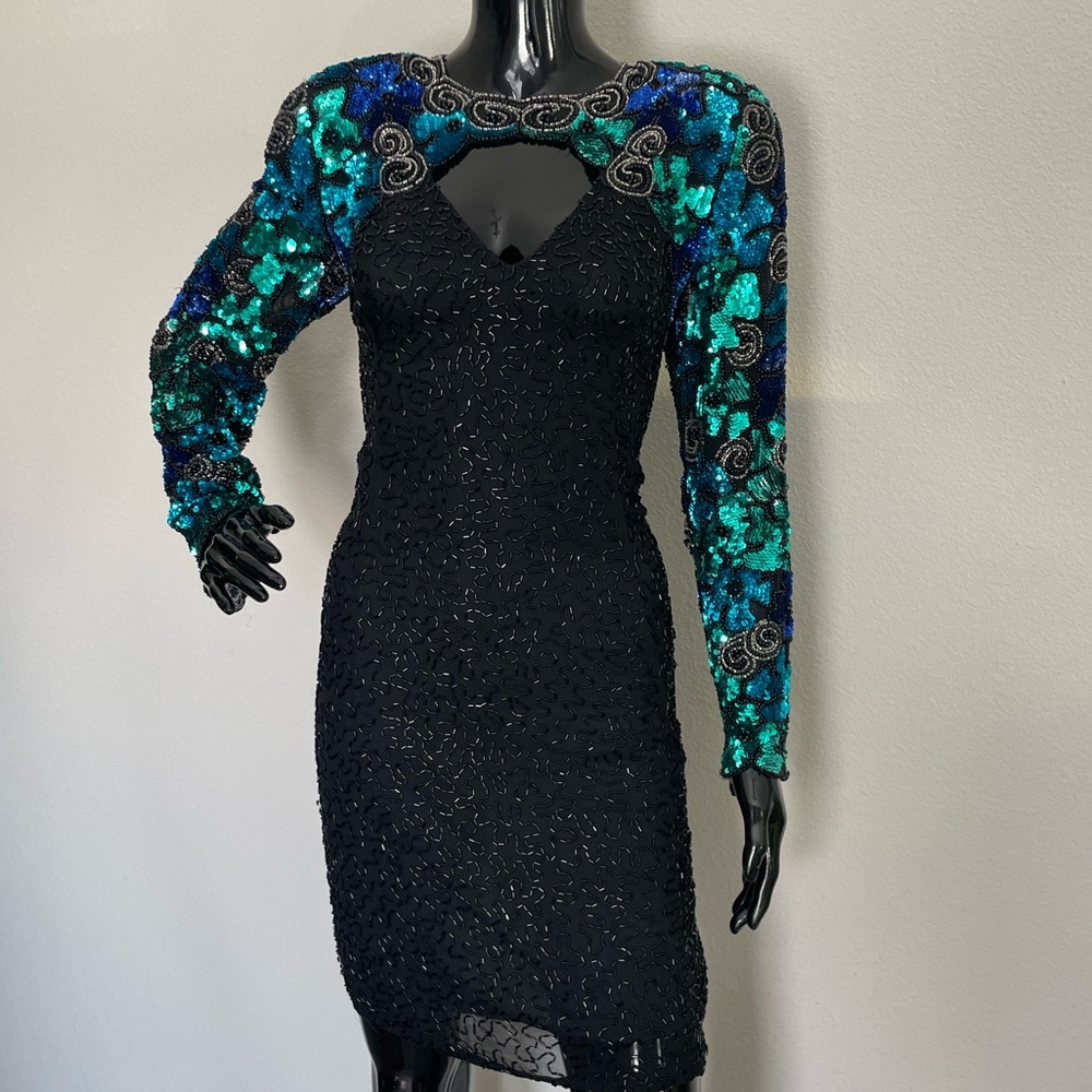 Vintage Beaded dress Medium -